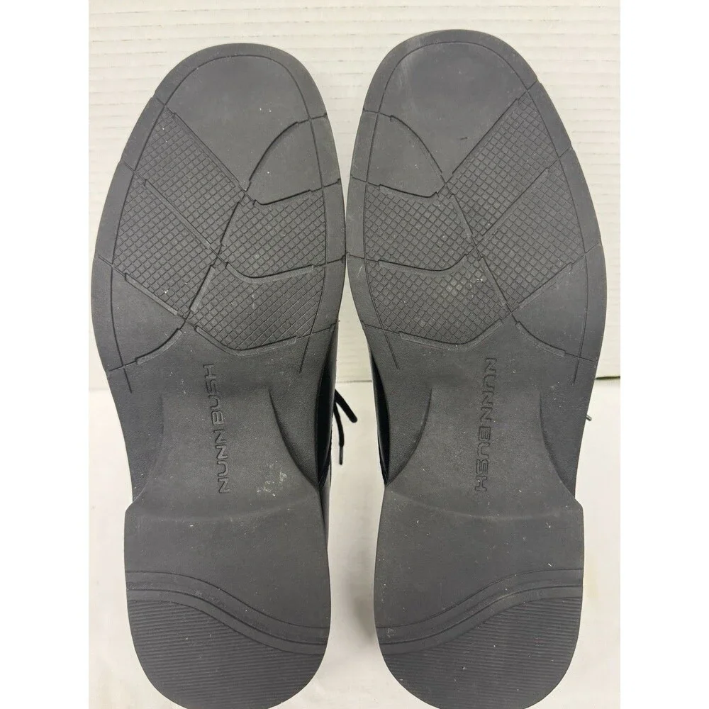 mens nunn bush shoes size 11 Pre-owned Condition Black Tie-up Comfort Gel EUC